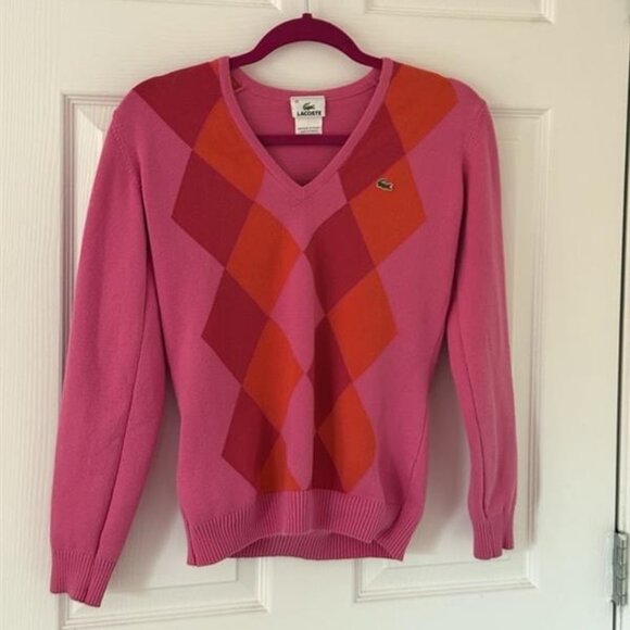 Lacoste Sweaters - Vintage Lacoste Argyle Sweater